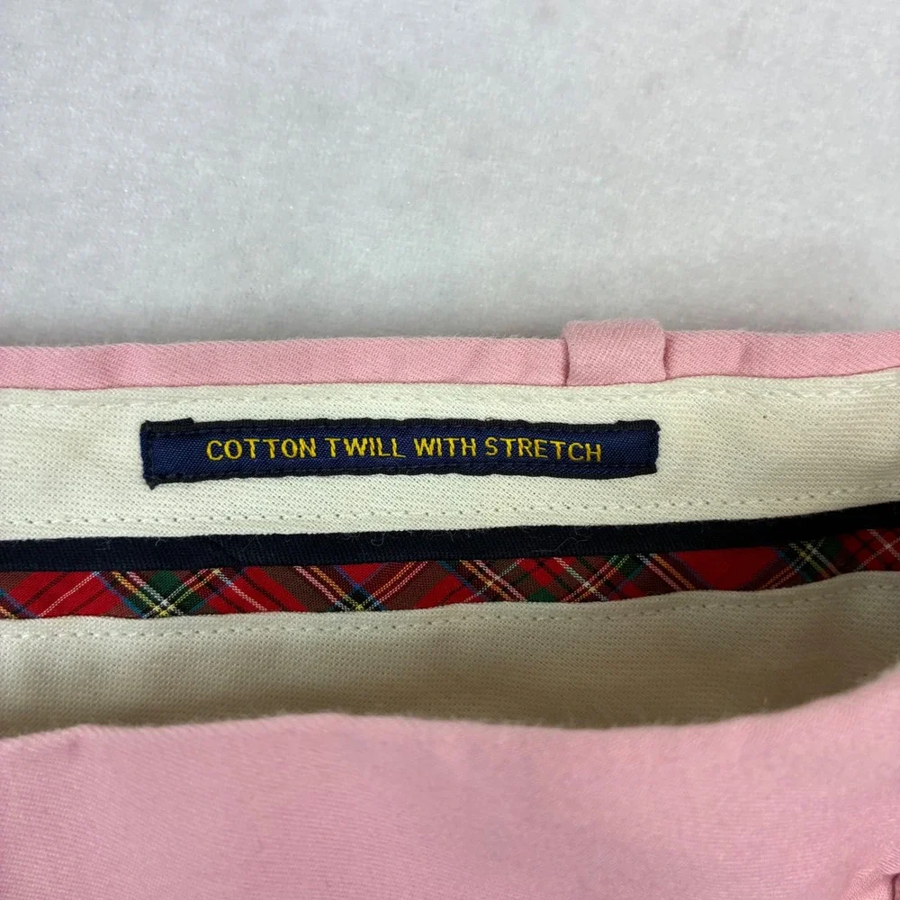 Polo Ralph Lauren Golf Shorts Men 36 Pink Classic Fit Stretch Cotton Twill Logo